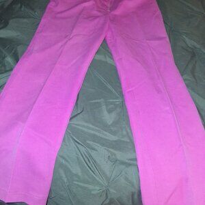 St. John Stretch Gabardine Pants Morgan Pant - Hot Pink. Very Smooth And Cute.